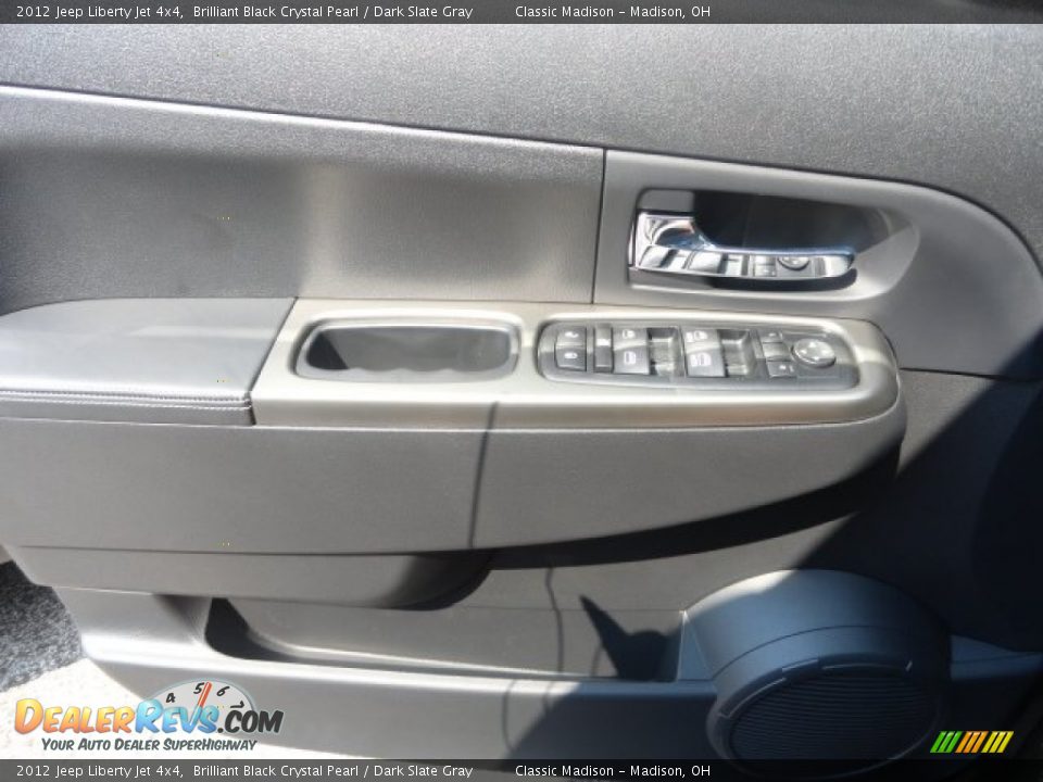 2012 Jeep Liberty Jet 4x4 Brilliant Black Crystal Pearl / Dark Slate Gray Photo #5
