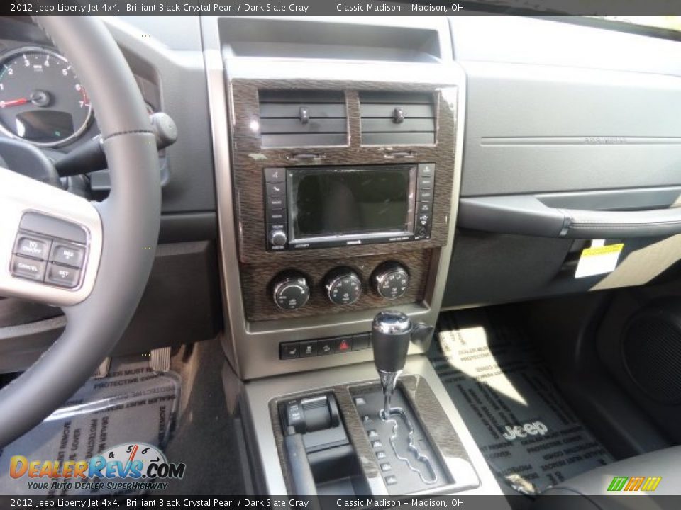 2012 Jeep Liberty Jet 4x4 Brilliant Black Crystal Pearl / Dark Slate Gray Photo #8