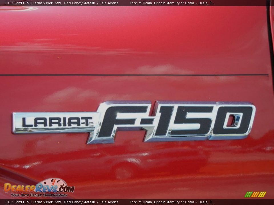 2012 Ford F150 Lariat SuperCrew Red Candy Metallic / Pale Adobe Photo #4