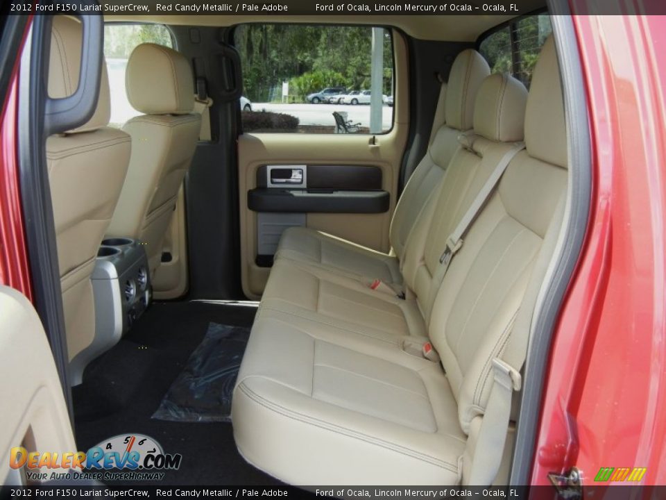 2012 Ford F150 Lariat SuperCrew Red Candy Metallic / Pale Adobe Photo #6
