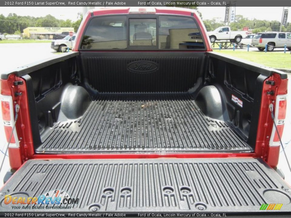 2012 Ford F150 Lariat SuperCrew Red Candy Metallic / Pale Adobe Photo #11