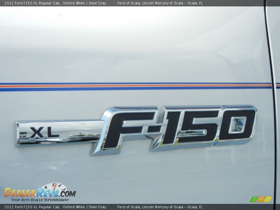 2012 Ford F150 XL Regular Cab Oxford White / Steel Gray Photo #4
