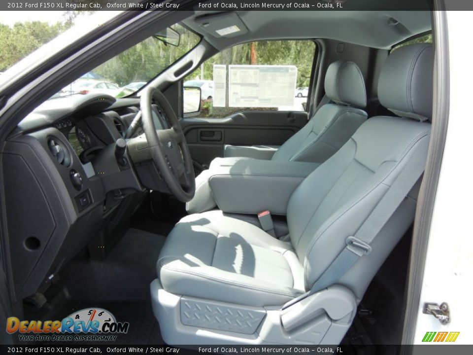 2012 Ford F150 XL Regular Cab Oxford White / Steel Gray Photo #5