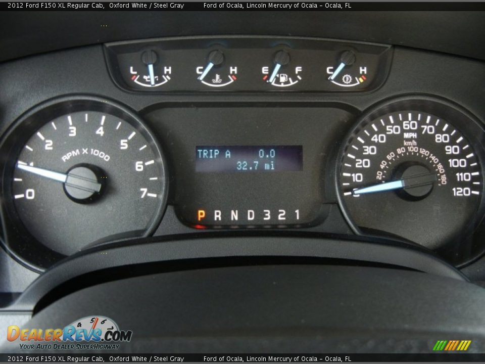 2012 Ford F150 XL Regular Cab Oxford White / Steel Gray Photo #7