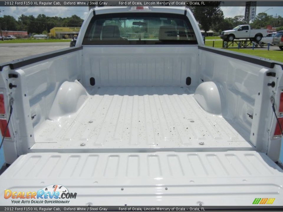 2012 Ford F150 XL Regular Cab Oxford White / Steel Gray Photo #9