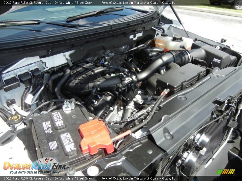 2012 Ford F150 XL Regular Cab Oxford White / Steel Gray Photo #10