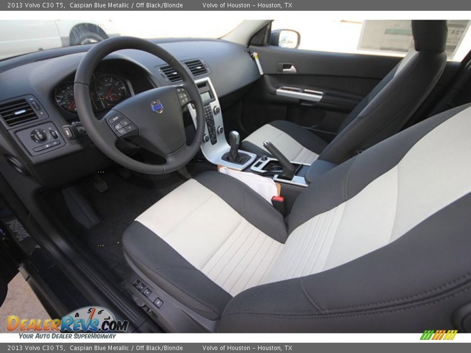 Off Black/Blonde Interior - 2013 Volvo C30 T5 Photo #4