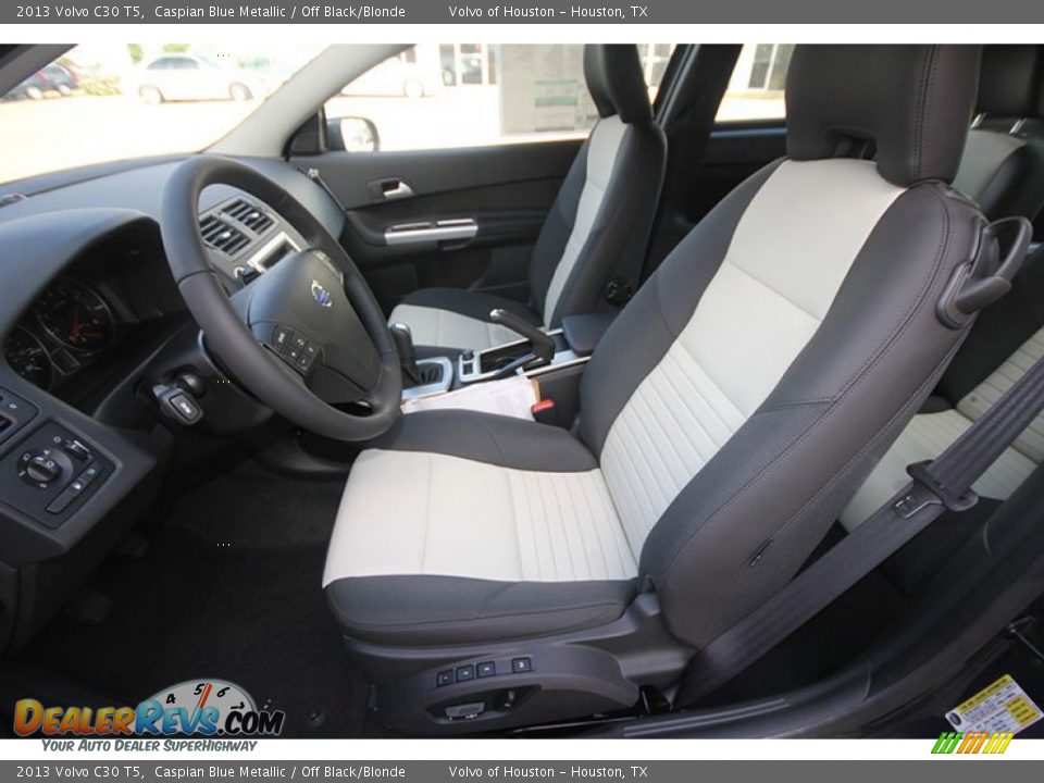 Off Black/Blonde Interior - 2013 Volvo C30 T5 Photo #5