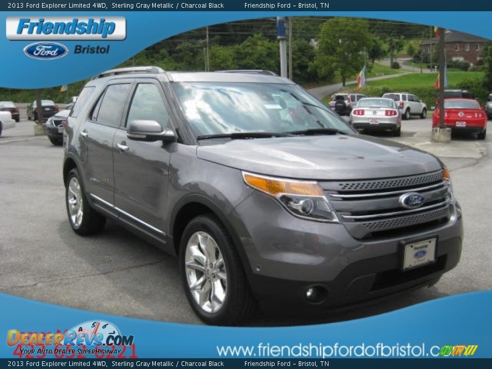2013 Ford Explorer Limited 4WD Sterling Gray Metallic / Charcoal Black