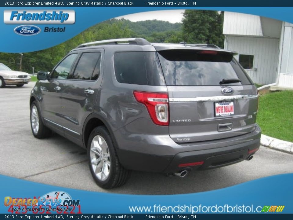 2013 Ford Explorer Limited 4WD Sterling Gray Metallic / Charcoal Black Photo #8