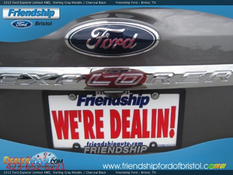 2013 Ford Explorer Limited 4WD Sterling Gray Metallic / Charcoal Black Photo #9