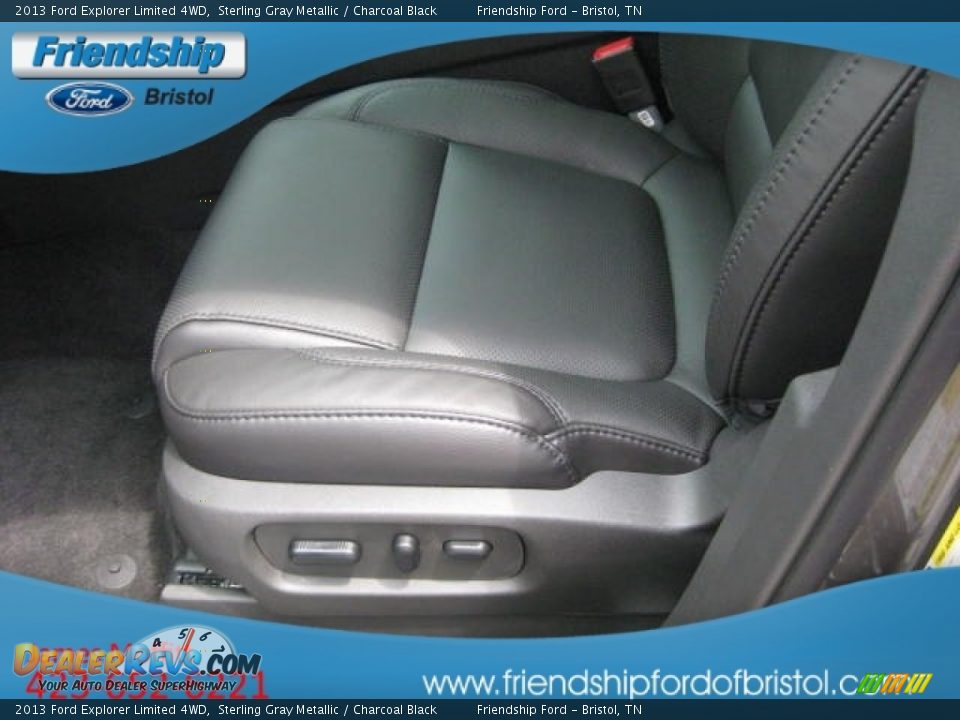 2013 Ford Explorer Limited 4WD Sterling Gray Metallic / Charcoal Black Photo #13