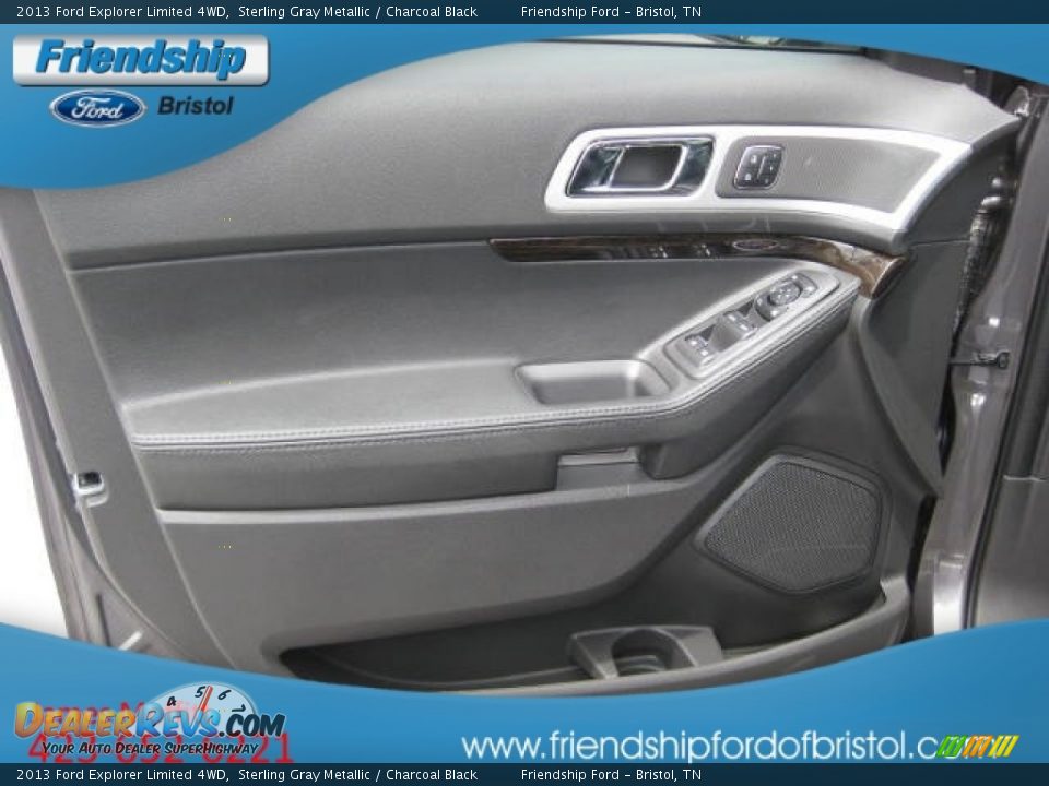 2013 Ford Explorer Limited 4WD Sterling Gray Metallic / Charcoal Black Photo #14