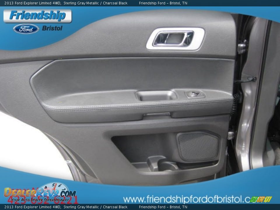2013 Ford Explorer Limited 4WD Sterling Gray Metallic / Charcoal Black Photo #17