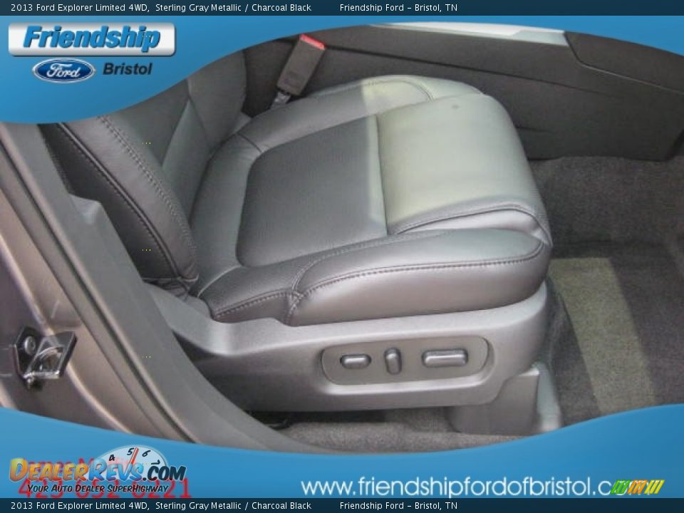 2013 Ford Explorer Limited 4WD Sterling Gray Metallic / Charcoal Black Photo #19