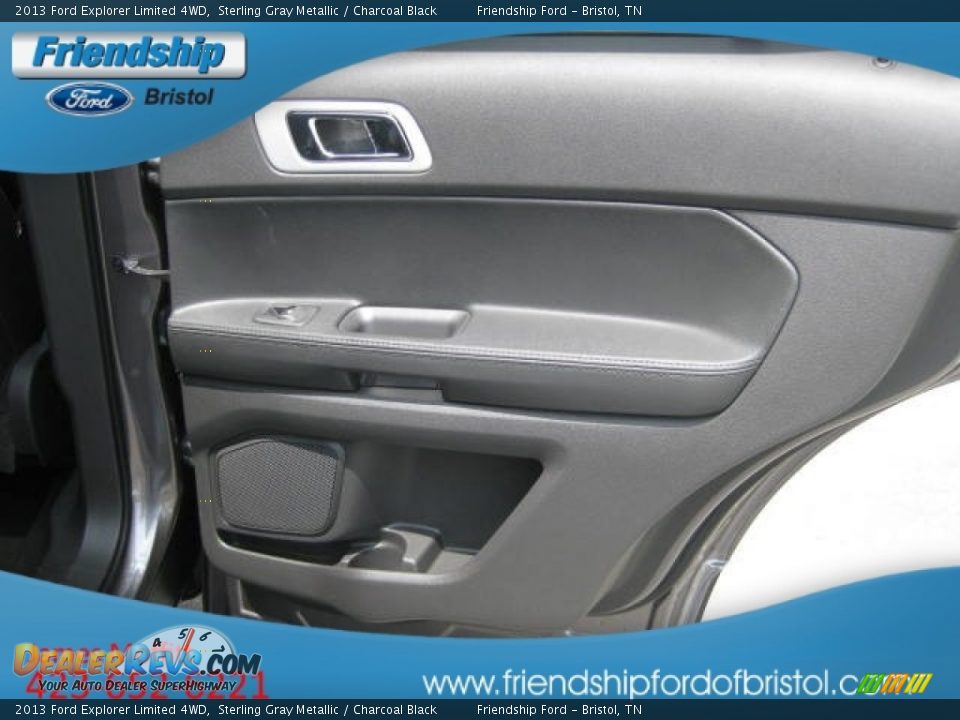 2013 Ford Explorer Limited 4WD Sterling Gray Metallic / Charcoal Black Photo #23