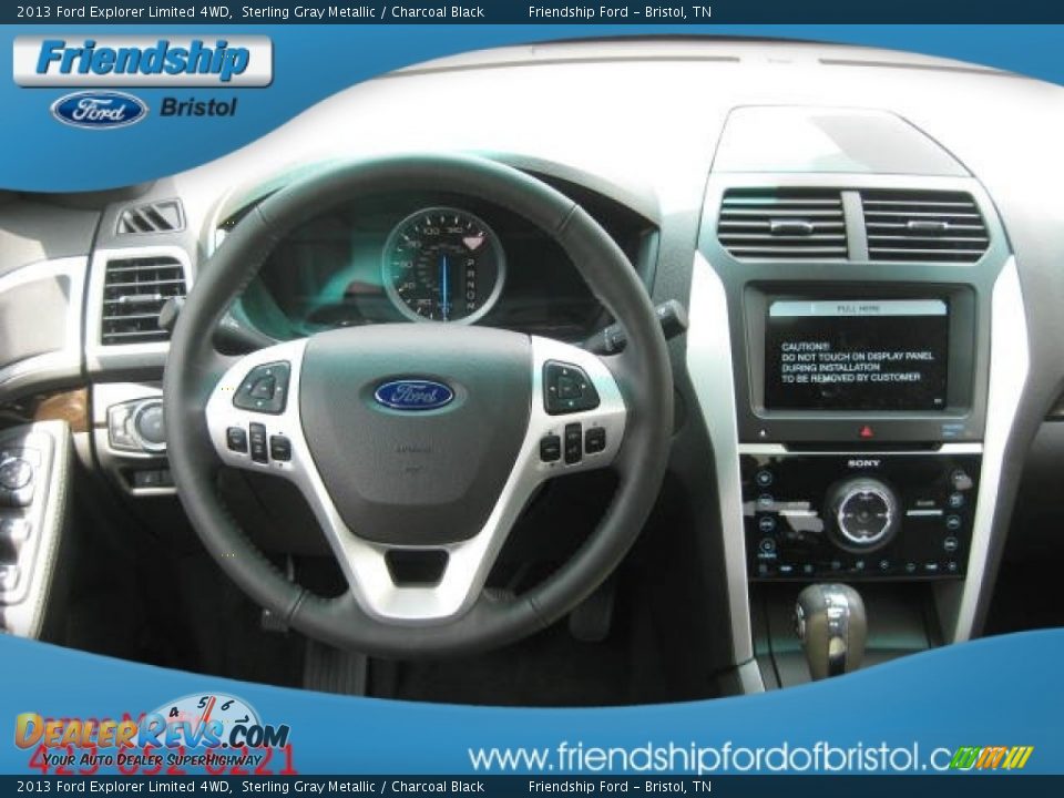 2013 Ford Explorer Limited 4WD Sterling Gray Metallic / Charcoal Black Photo #24