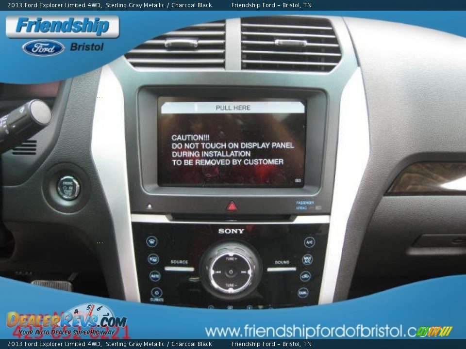 2013 Ford Explorer Limited 4WD Sterling Gray Metallic / Charcoal Black Photo #25