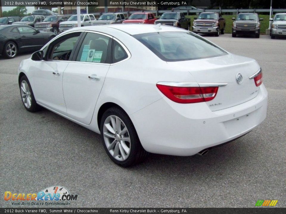 2012 Buick Verano FWD Summit White / Choccachino Photo #2