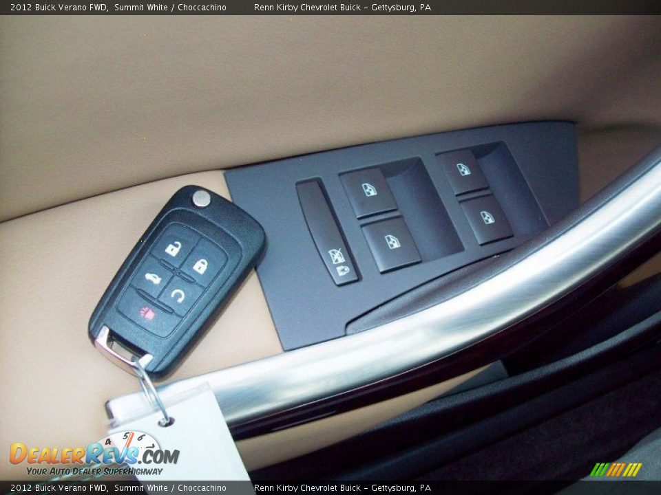 2012 Buick Verano FWD Summit White / Choccachino Photo #5
