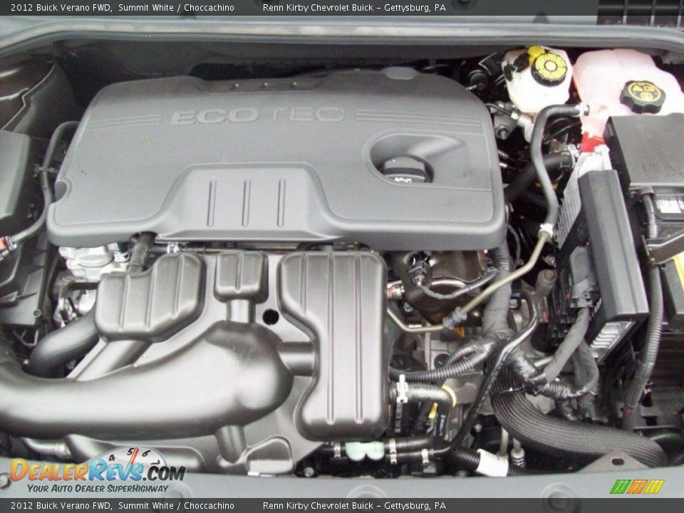 2012 Buick Verano FWD Summit White / Choccachino Photo #16