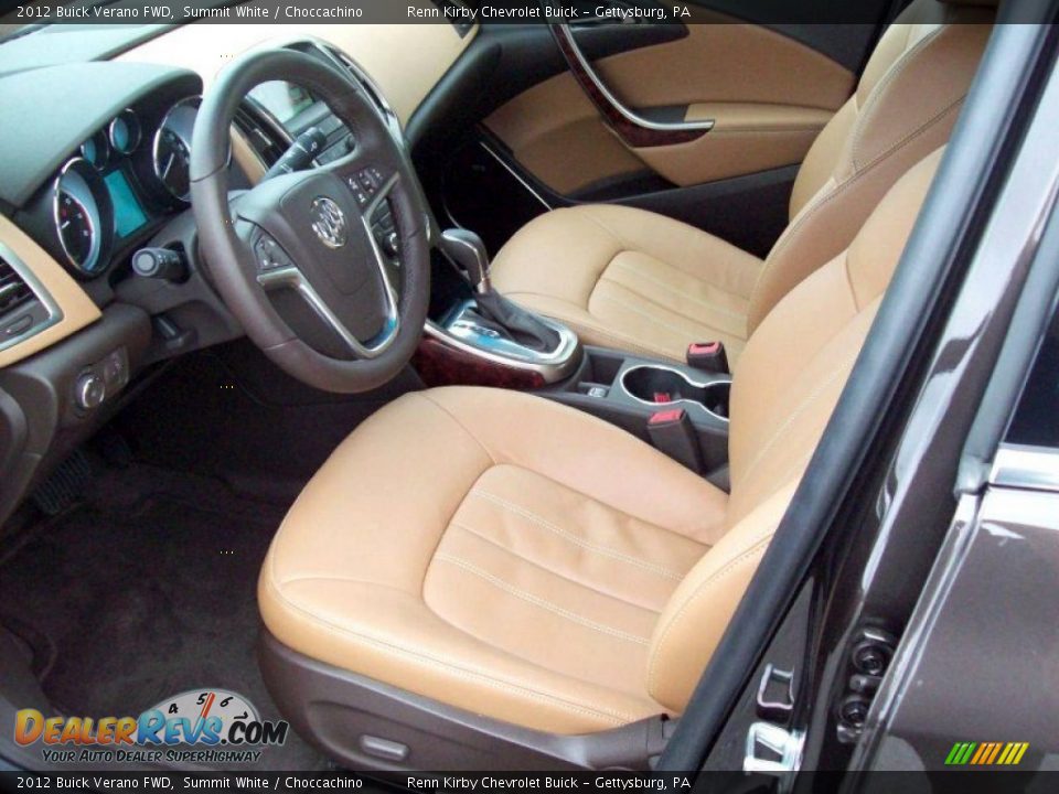 2012 Buick Verano FWD Summit White / Choccachino Photo #17