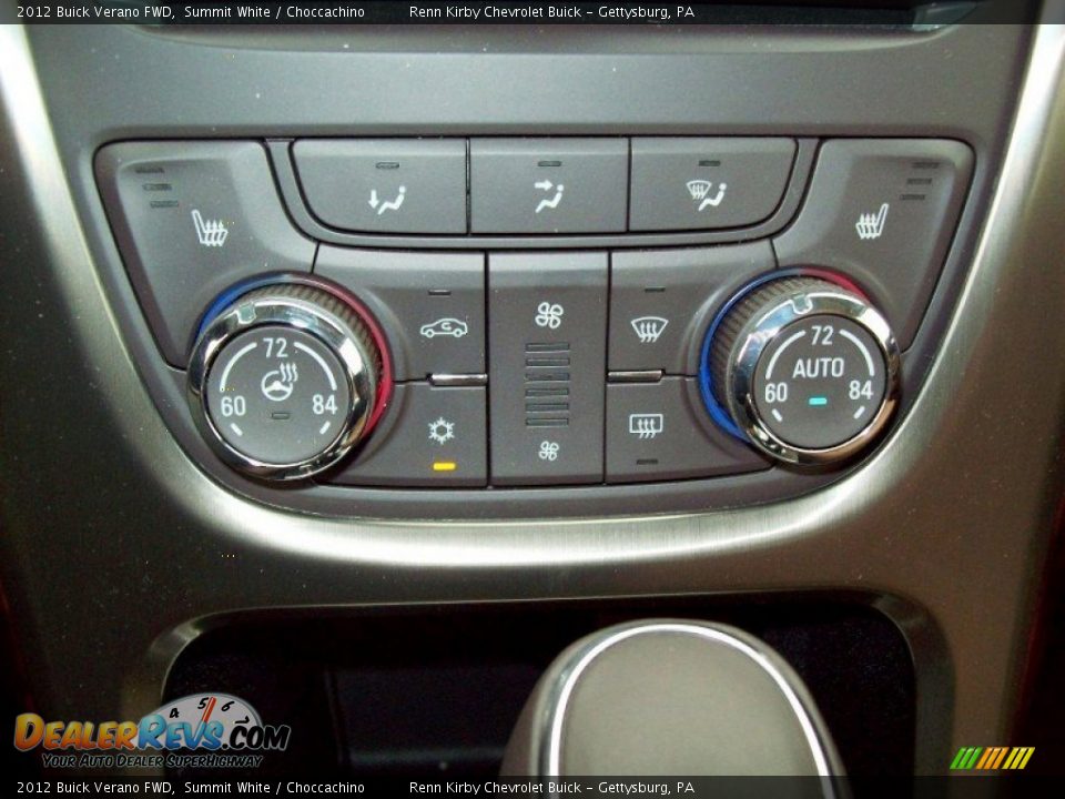 2012 Buick Verano FWD Summit White / Choccachino Photo #23