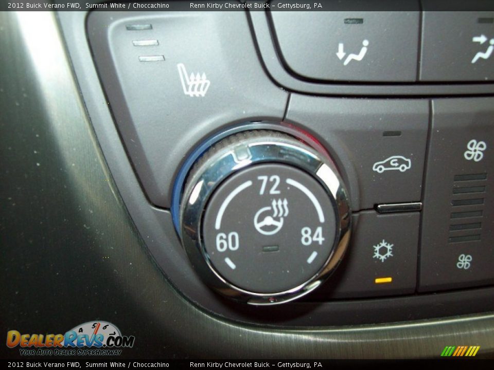 2012 Buick Verano FWD Summit White / Choccachino Photo #24