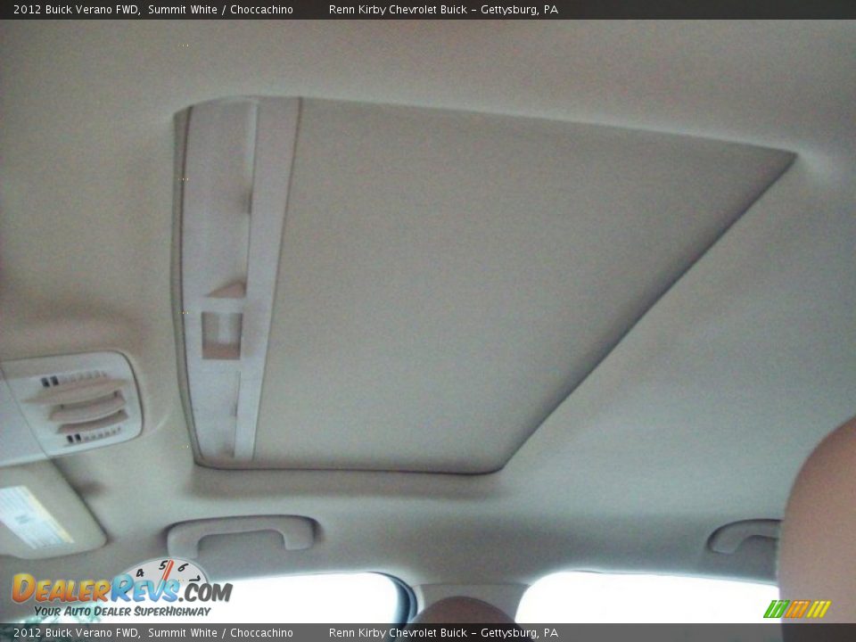 2012 Buick Verano FWD Summit White / Choccachino Photo #27