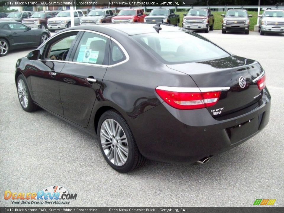 2012 Buick Verano FWD Summit White / Choccachino Photo #4