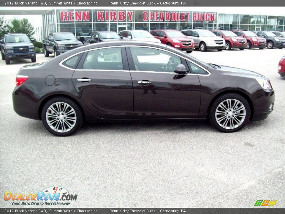 2012 Buick Verano FWD Summit White / Choccachino Photo #5