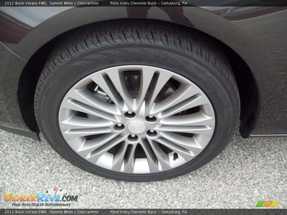 2012 Buick Verano FWD Summit White / Choccachino Photo #6