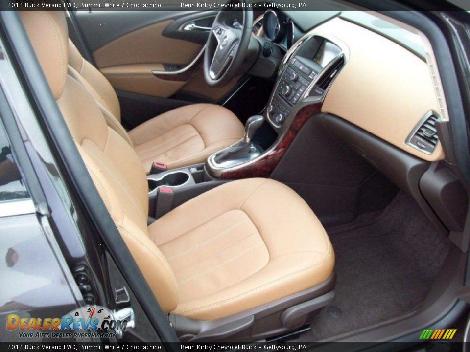 2012 Buick Verano FWD Summit White / Choccachino Photo #8