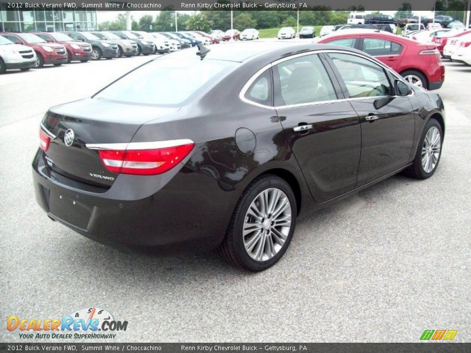 2012 Buick Verano FWD Summit White / Choccachino Photo #13
