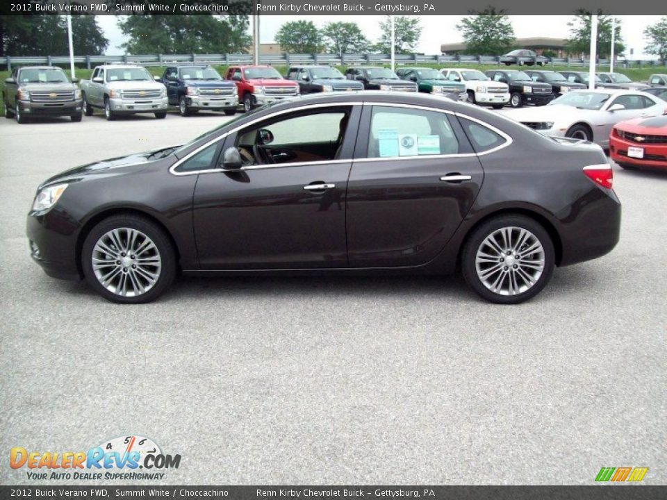 2012 Buick Verano FWD Summit White / Choccachino Photo #14