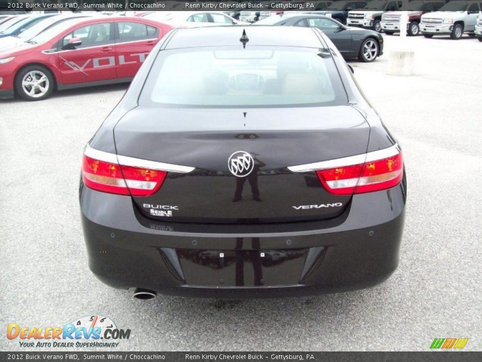 2012 Buick Verano FWD Summit White / Choccachino Photo #15