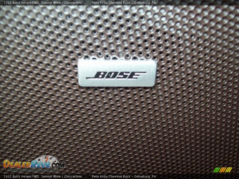 2012 Buick Verano FWD Summit White / Choccachino Photo #28