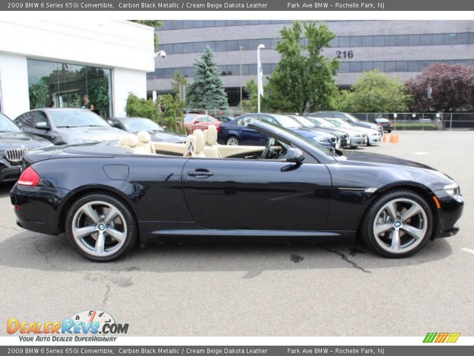 Carbon Black Metallic 2009 BMW 6 Series 650i Convertible Photo #4