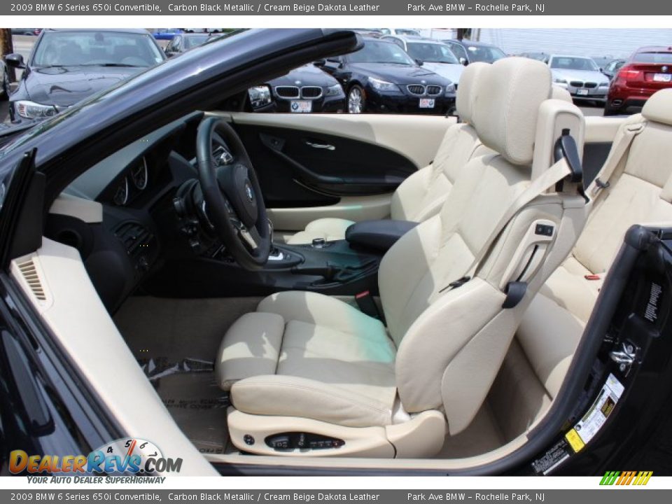 Front Seat of 2009 BMW 6 Series 650i Convertible Photo #11