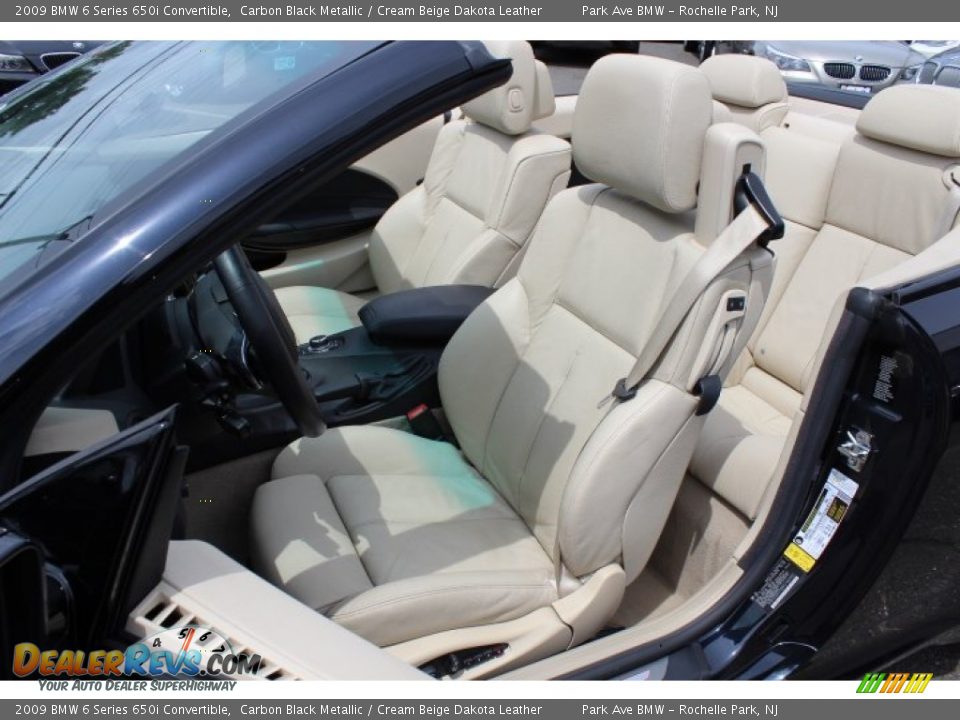 Front Seat of 2009 BMW 6 Series 650i Convertible Photo #12