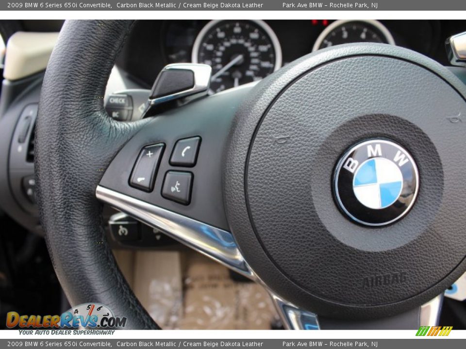 Controls of 2009 BMW 6 Series 650i Convertible Photo #17