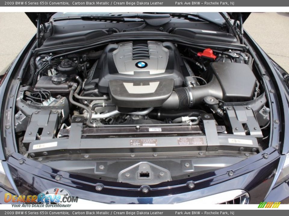 2009 BMW 6 Series 650i Convertible 4.8 Liter DOHC 32-Valve VVT V8 Engine Photo #26