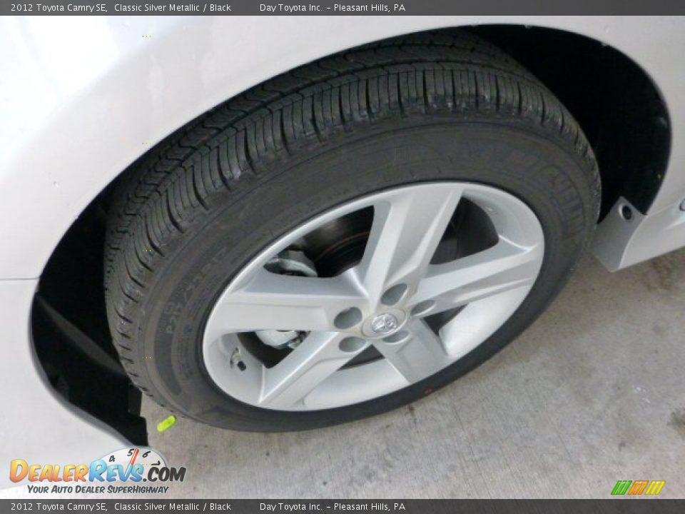 2012 Toyota Camry SE Classic Silver Metallic / Black Photo #7