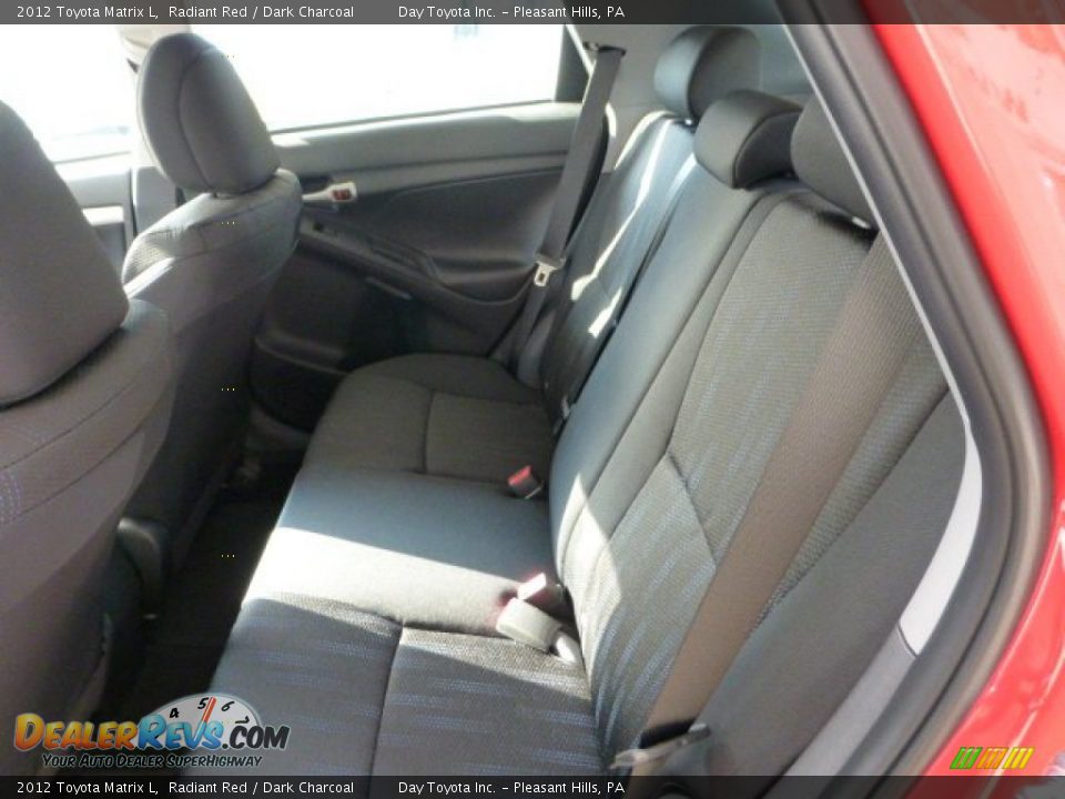 2012 Toyota Matrix L Radiant Red / Dark Charcoal Photo #9