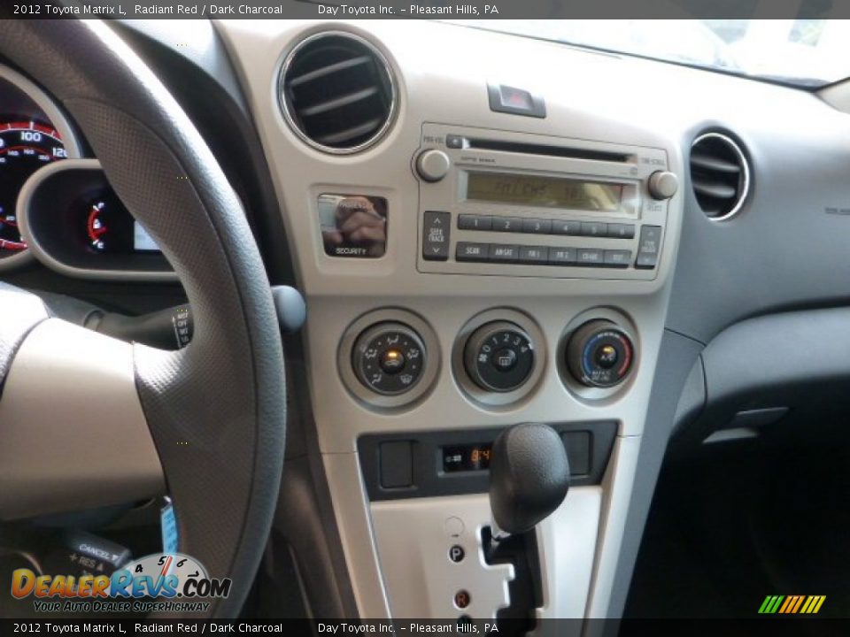 2012 Toyota Matrix L Radiant Red / Dark Charcoal Photo #13