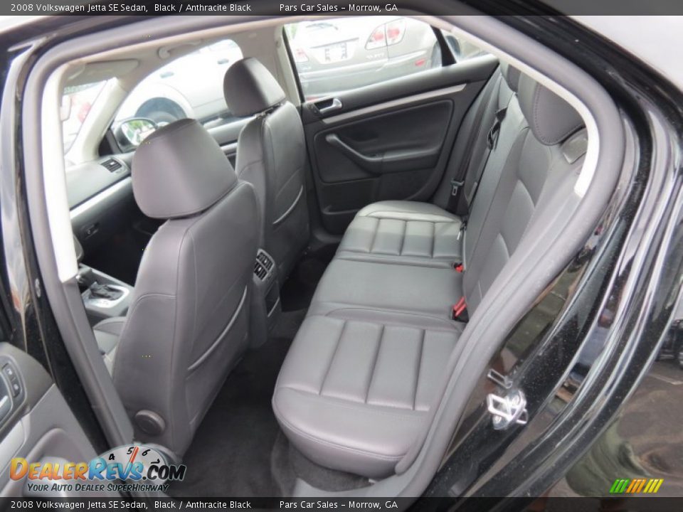 2008 Volkswagen Jetta SE Sedan Black / Anthracite Black Photo #8