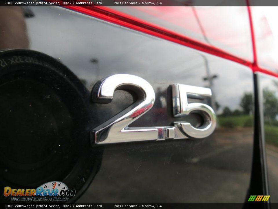2008 Volkswagen Jetta SE Sedan Black / Anthracite Black Photo #9