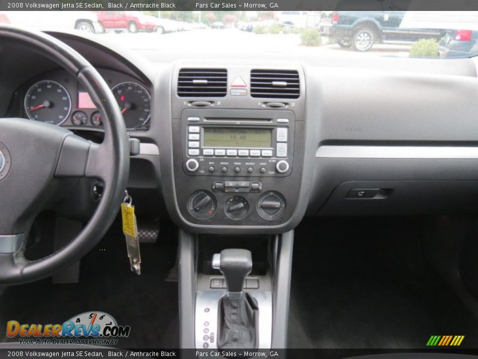 2008 Volkswagen Jetta SE Sedan Black / Anthracite Black Photo #13
