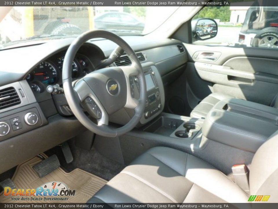 2012 Chevrolet Tahoe LT 4x4 Graystone Metallic / Ebony Photo #11