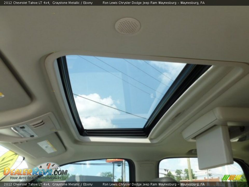 2012 Chevrolet Tahoe LT 4x4 Graystone Metallic / Ebony Photo #13